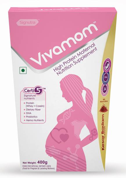 Signutra Maternal Nutrition Supplement- Kesar Badam- 400g BIB प्रोटीन मिश्रण