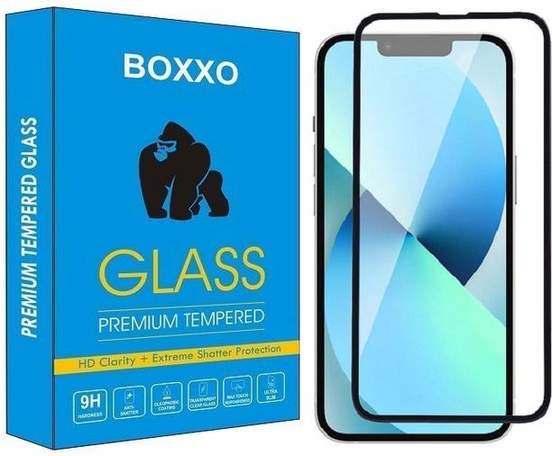 Boxxo Edge To Edge Tempered Glass for Apple iPhone 13 Mini