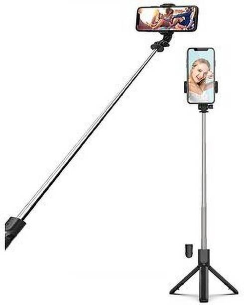 Glatoxi 3 in 1 expendable bluetooth remote selfie stick for vlog, video, photo Tripod
