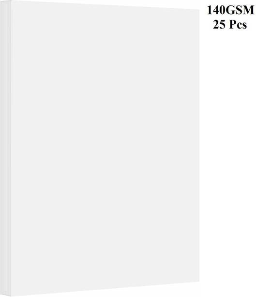 True-Ally A4 Cartridge sheet Paper Snow White - 140 GSM - 25 Sheets - Sketching and Drawing Paper - Size -11.5 inches x 8.5 inchesx 0.1 inches (A4-25 Sheets) Unruled A4 140 gsm A4 paper