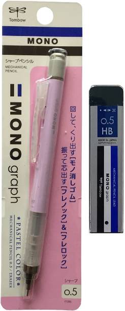 Tombow Mono Graph 0.5mm Lead Box & Shaker Pastel Lavender Mechanical Pencil