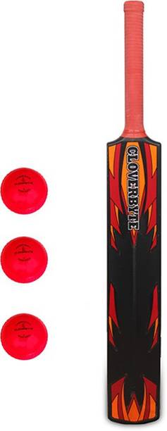 CLOVERBYTE Blast Hard Plastic Cricket Bat With 3 Piece Of Wind Ball Cricket Kit PVC/Plastic Cricket Bat Cricket Kit