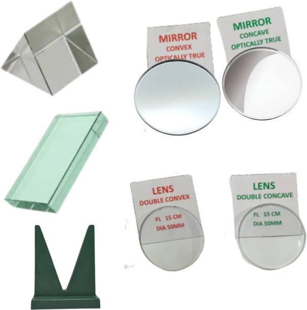 Smartcircuits Optics Science Activities| Optics activity set | Lens Activities, Mirror Activities, Prism Activities, Glass Slab Activities| Light Activity Kit| Best optics set with manual