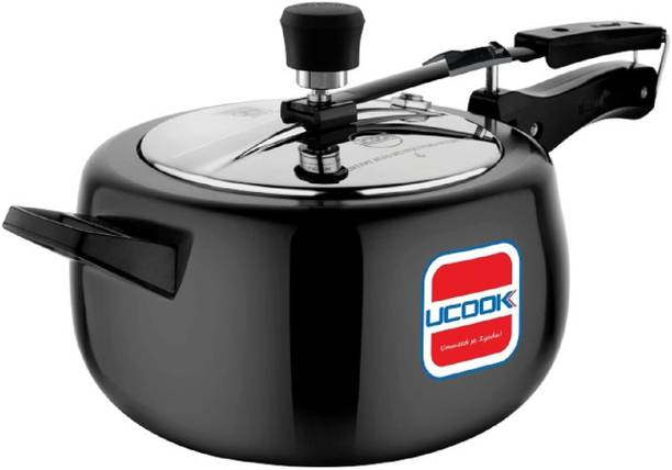 UCOOK By United Ekta Engg. Royale Duo 5 Ltr inner lid induction base 5 L Inner Lid Induction Bottom Pressure Cooker