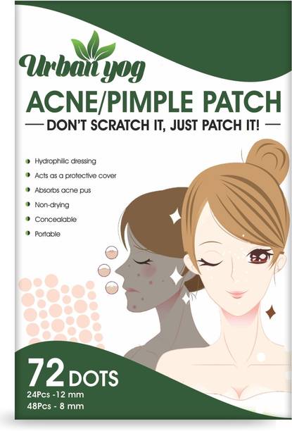 URBANYOG Acne Pimple Patch - Invisible Facial Stickers cover with 100% Hydrocolloid, Pimple/Acne Absorbing patch
