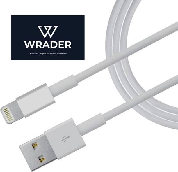 WRADER Lightning Cable 1 m PVC Lightning Port Cable Fast Charging iOS Data Cable for Phone XR/ Xs/ Xs Max/ X/ 8/ 8 Plus/ 7/ 7 Plus/ SE and Other Models