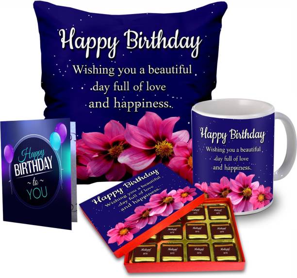 Midiron Birthday Gift for Sister, Wife, Girlfriend, Boyfriend, Husband, Brother, Girls| Gift For Birthday Special| Chocolate Gift For Birthday| Chocolate Gift Pack| IZ21GB13N3CDCM16-DTBirthday-03 Ceramic Gift Box