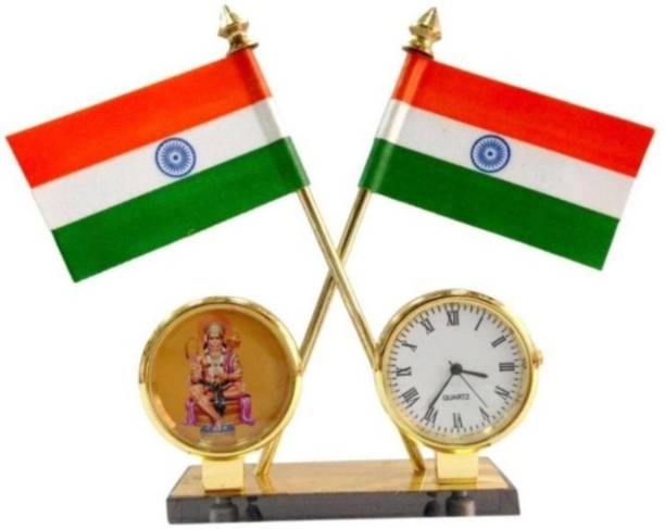 WOLCH Hanuman JI Indian flag Double Sided Wind Car Dashboard Flag