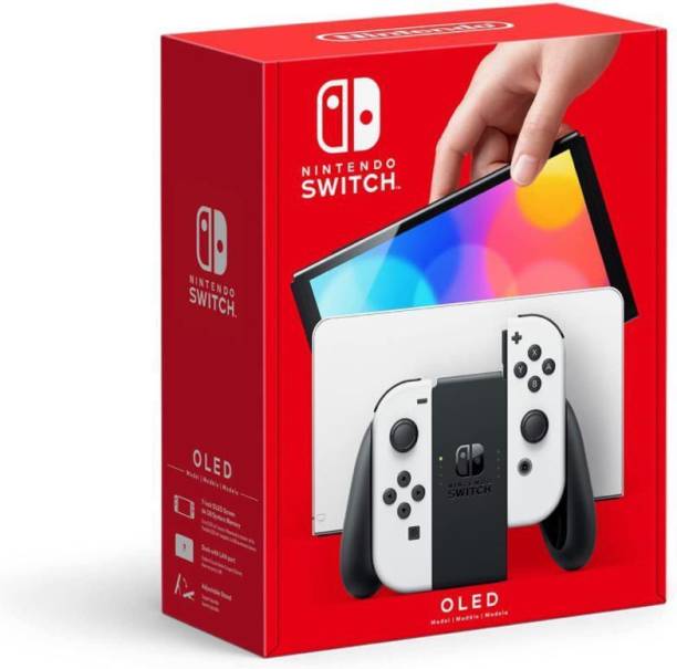 NINTENDO Switch OLED Console with White Joy Con 64 GB