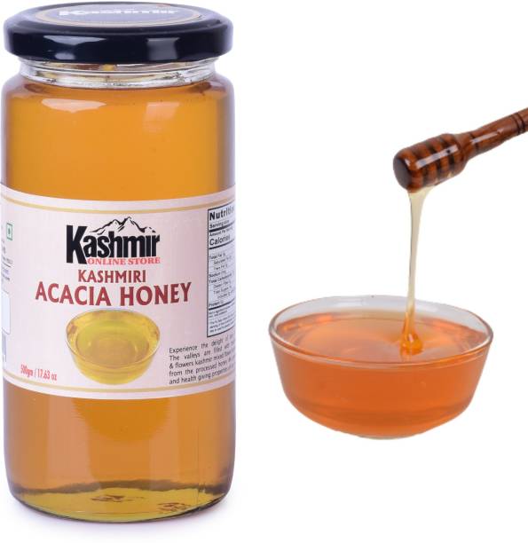 kashmir online store Mixed Flower Honey| Multifloral Honey | Pure and Natural | Sugar-Free| Blend of Flowers | Immunity Booster-500GM