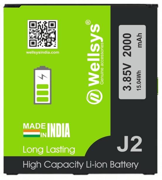 WELLSYS Mobile Battery For  Samsung J2 (2000maH)