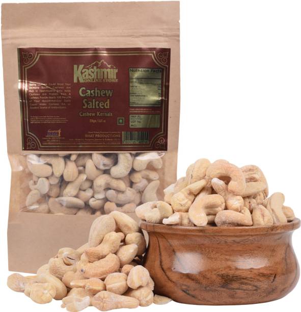 kashmir online store High Quality Salted Cashew – Crunchy & Roasted Jumbo Size Cashew with Salted Flavor Cashews
