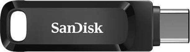 SanDisk SDDDC3 128 GB OTG Drive Compatible with Mobile, Desktop Computer, Laptop USB 3.1 Plastic Case