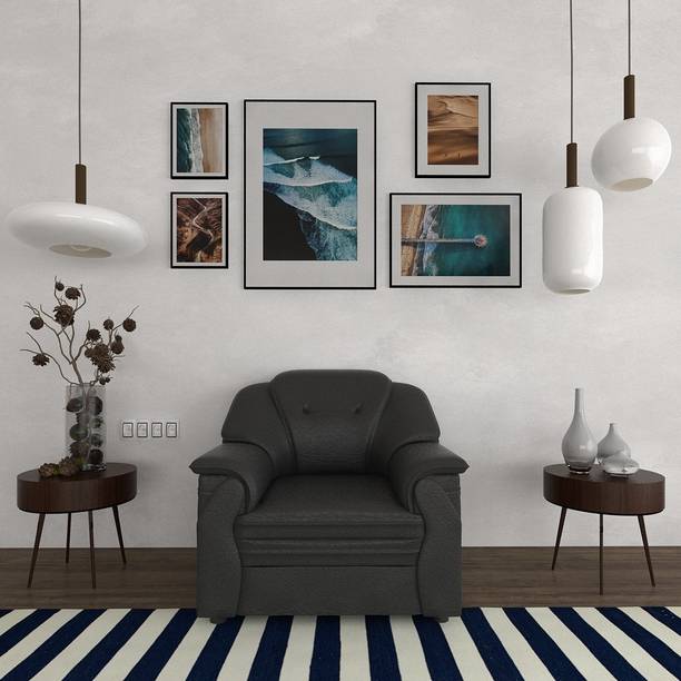 Sekar Lifestyle Home & Office Series Leatherette 1 Seater  Sofa