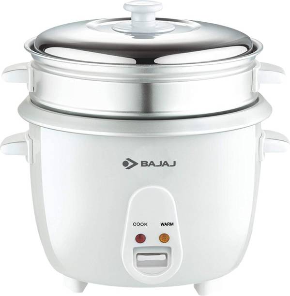 BAJAJ Majesty New RCX7 Electric Rice Cooker with Steaming Feature