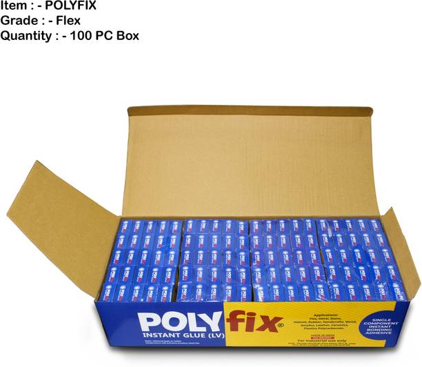 polyfix super glue bond general purpose cyanoacrylate adhesive 20 gm 100pc box adhesive