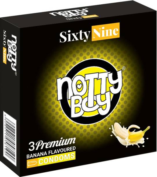 NottyBoy Ultra Thin Banana Fruit Flavored Without Dotted Condom