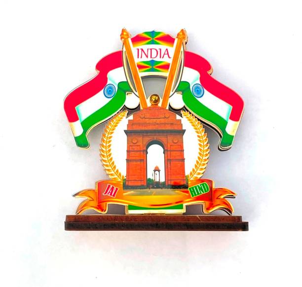 WOLCH indian flag Double Sided Wind Car Dashboard Flag