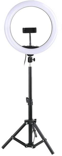 Wrapo 12" inch LED Ring Light with 7 Ft Tripod Stand Combo and Phone Holder for Tiktok YouTube Reels Photo-shoot Video Live Stream Makeup Videos vlogging Vigo Video Shooting | 3 color modes Dimmable Lighting | Recording with Mobile Phone and Camera Clip Setup12" inch LED Ring Light with 7 Ft Tripod Stand Combo and Phone Holder for Tiktok YouTube Reels Photo-shoot Video Live Stream Makeup Videos vlogging Vigo Video Shooting | 3 color modes Dimmable Lighting | Recording with Mobile Phone and Camera Clip Setup Ring Flash