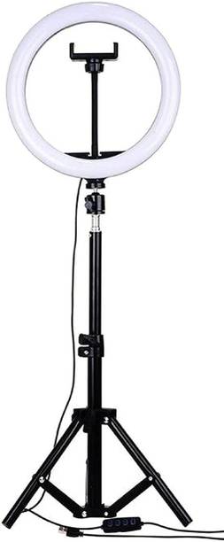 Paradox 10"Ring LED Light ,3 Brightness Mode Feature Flash With 7ft Tripod Stand P20 Ring Flash