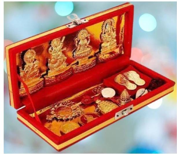Lootnixx Shri Dhan Laxmi- Kuber Bhandari Yantra Brass Yantra Brass Yantra