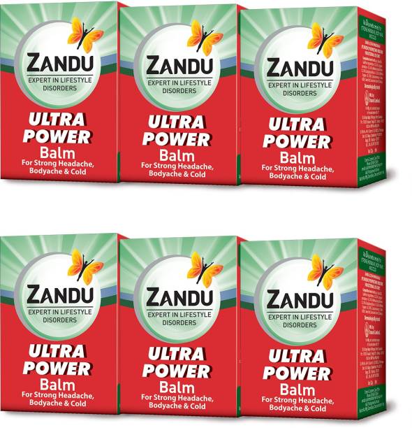 ZANDU Ultra Power Balm 8ml - PACK OF 6 Balm
