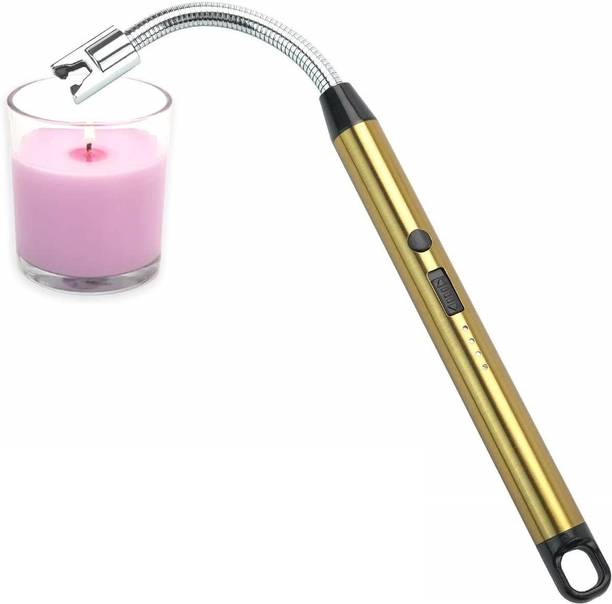 DOCOSS Electric Gas Lighter for Kitchen Rechargeable Lighters Arc Long Lighter Plastic, Steel Electronic Gas Lighter