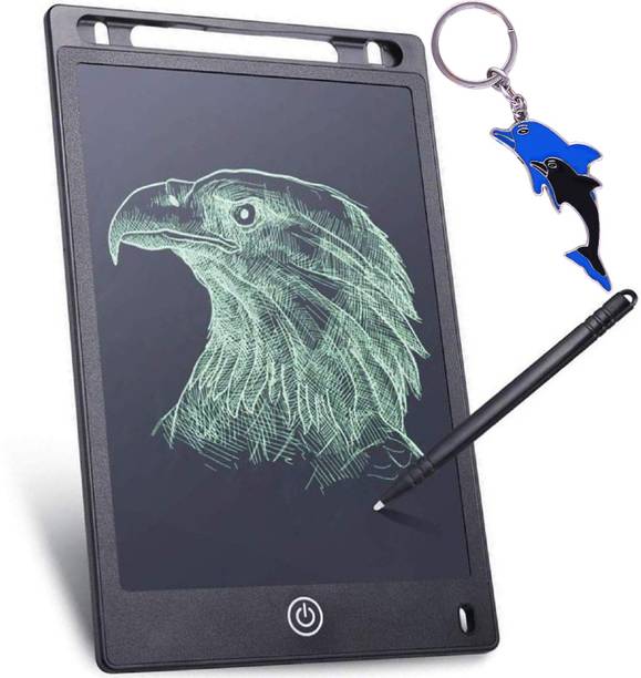 Aseenaa LCD Writing Pad Tablet 8.5 Inch for Drawing with Stylus | Digital Notepad Tab | Electronic Ewriter Teaching Educational Toys Gift for Kids Adults at Home School and Office | Black Colour