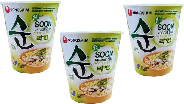 Nongshim Soon Veggie Cup Noodles Soup Korean Style Cup Noodles Vegetarian