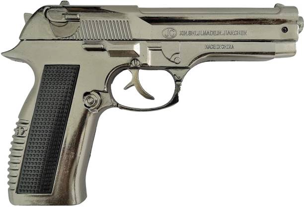 Explorer Metal Gun/Pistol Shape Barrel Pull Back System &amp; Holster Pocket Lighter Pocket Lighter 608 GUN LIGHTER WITH COVER Pocket Lighter
