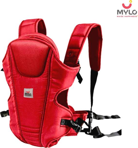 MYLO Smart 3 in 1 baby carrier with 3 carry positions, for 6 months to 24 months baby, can hold baby- weight up to 15 Kgs, comes with Comfortable Head Support & Adjustable Buckle Straps Baby Carrier