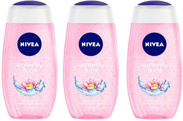 NIVEA Water lily & Oil Shower Gel - Pack of 3