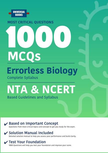 Universal Books 1000 Most Critical Questions Biology NEET
