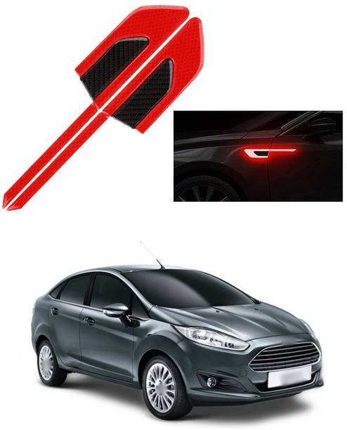 PROEDITION Car Side Reflective Stickers Side Marker Universal Safety Warning forFiesta 9 mm x 9 m Red Reflective Tape