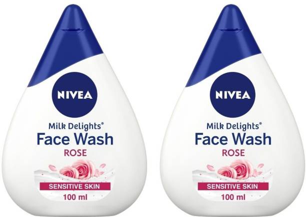 NIVEA Milk Delights Face Wash Caring Rosewater For Sensitive Skin 100ml