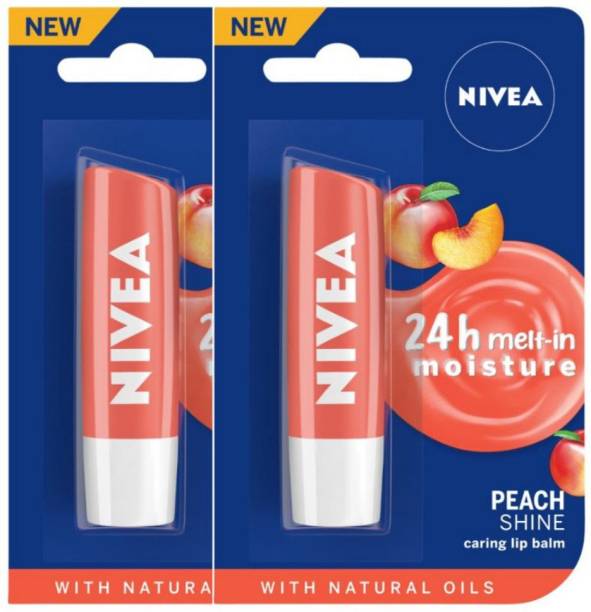 NIVEA Peach Fruity Shine Lip Balm Peach