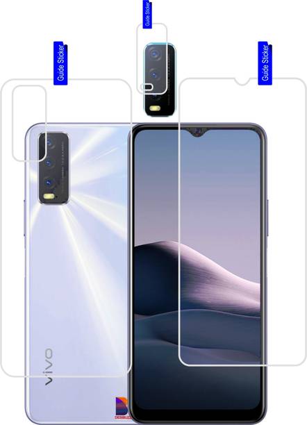 DESIBUZZ Front and Back Tempered Glass for Vivo Y20i