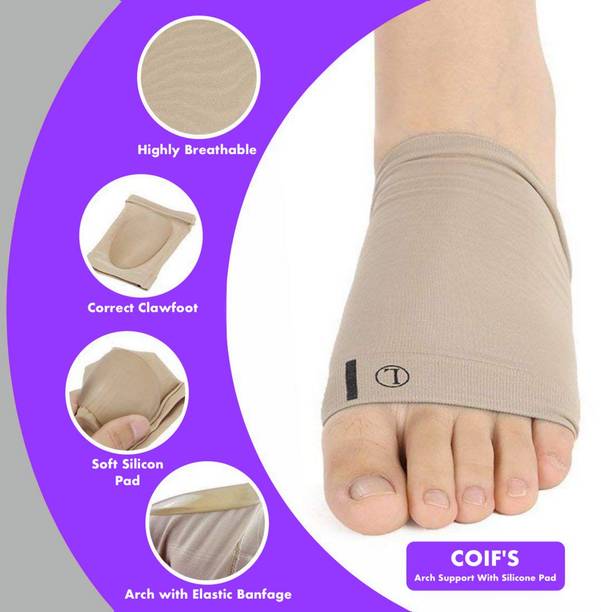COIF Flat Foot Arch Support Foot Support Insole Pain Relief Insole