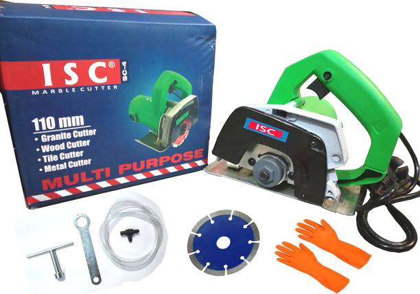 ISC Powerful Multipurpose Cutting Machine(110 mm) For Wood/ Marble/ Tile/ Granite/ Metal Cutting With Combo Handheld Tile Cutter