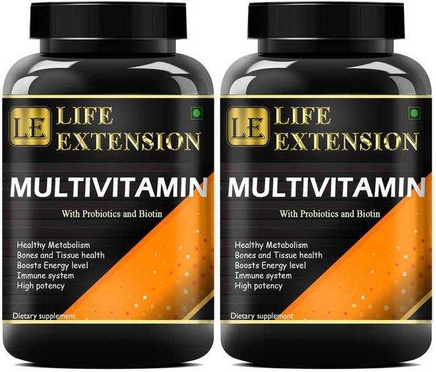 Life Extension The Real Vitamin Advanced | Multivitamins, Multiminerals (120 Capsules) Ultra