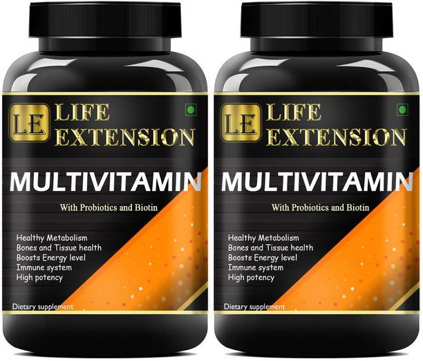 Life Extension The Real Vitamin Advanced | Multivitamins, Multiminerals (120 Capsules)