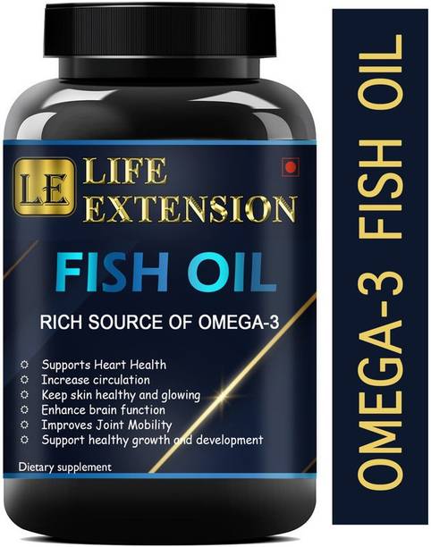 Life Extension Fish Oil (Triple Strength) With 1000Mg Omega 3 (600Mg Epa, 400Mg Dha)