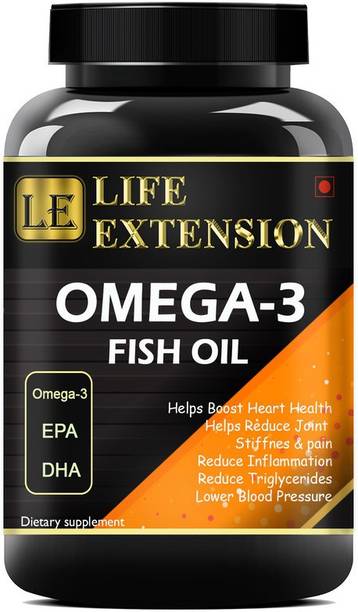 Life Extension Fish Oil Omega 3 (Triple Strength) - 1000mg