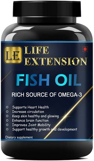 Life Extension Fish Oil (Triple Strength) With 1000Mg Omega 3 (600Mg Epa, 400Mg Dha)