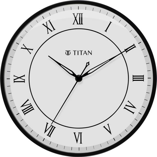 Titan एनालॉग 30 cm X 30 cm दीवार घड़ी