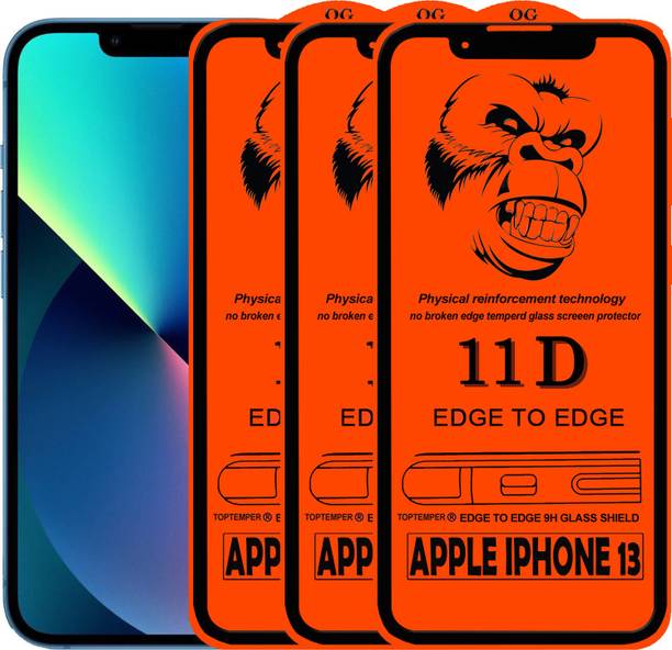 TOPTEMPER Edge To Edge Tempered Glass for APPLE IPHONE 13