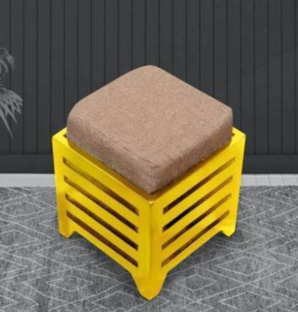 AN Craft Wooden Stool for Living Room with Cushion | Side Stool | Table for Bedroom | Stool for- Dressing Table, Bedside, Home, Office, Balcony Living & Bedroom Stool, Wooden stool with cushion for living room bedroom, Office stool & Balcony stool Living & Bedroom Stool