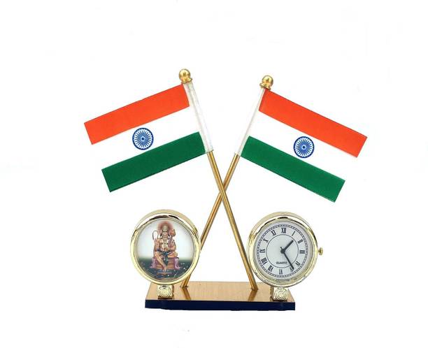 WOLCH Indian Flag Double Sided Wind Car Dashboard Flag