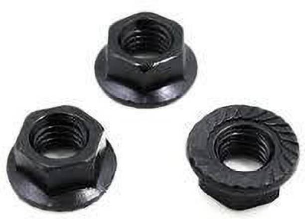 VP INDUSTRIES Nut M4 Thread Hex Flange Nut Non-Slip Lock Nut Metric Thread (Pcs-25)| Hex Flange for Exhibition Cabinets Cabinets, Wardrobes All Kinds of Drawers Office Furniture,Wood Boards, Kitchen Worktops, Cabinets, Cupboards,Chairs &amp; Beds