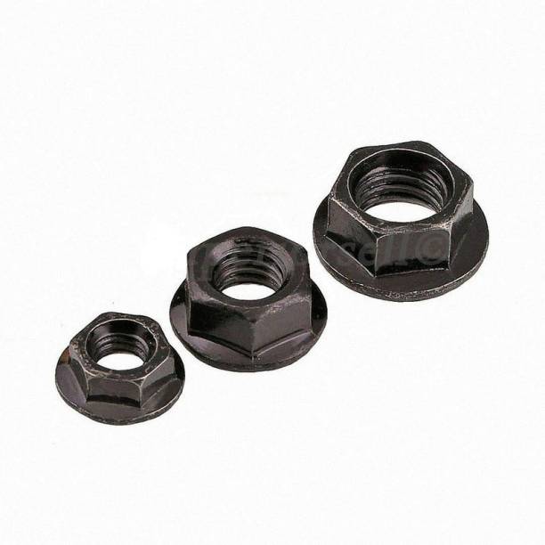 VP INDUSTRIES Nut M3 Thread Hex Flange Nut Non-Slip Lock Nut Metric Thread (Pcs-25)| Hex Flange for Exhibition Cabinets Cabinets, Wardrobes All Kinds of Drawers Office Furniture,Wood Boards, Kitchen Worktops, Cabinets, Cupboards,Chairs &amp; Beds